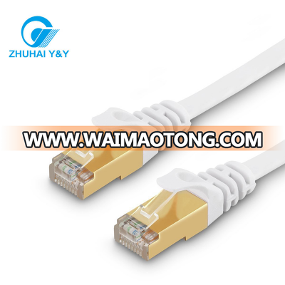 Ethernet Cable Cat7 Networking Cord Patch Cable RJ45 10 Gigabit 600Mhz Lan Wire Cable STP for Modem, Router, PC, Mac, Laptop,